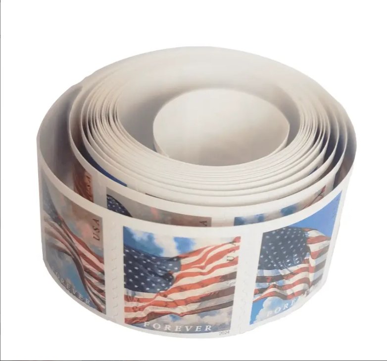 2024 flag Forever Stamps coil