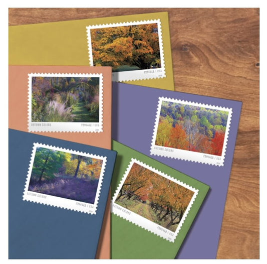 Autumn Colors Forever Stamps