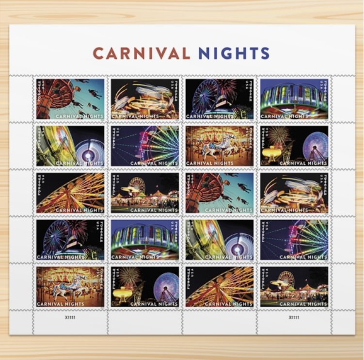 Carnival Nights Forever Stamps