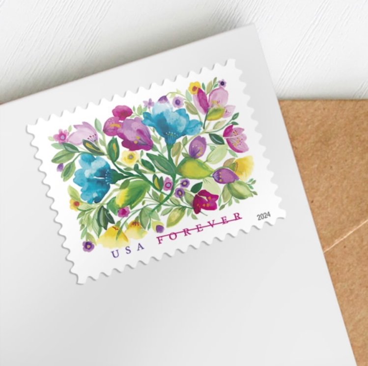 Celebration Blooms Forever Stamps