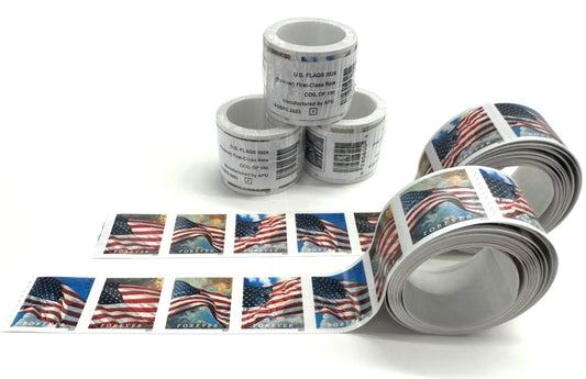 2024 flag Forever Stamps coil